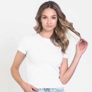 Harlow white tee